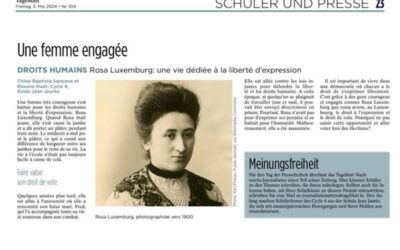 Une femme engagée – article